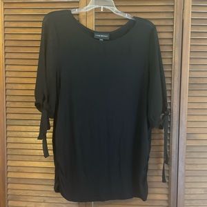 Lane Bryant Short sleeve black top